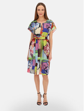 L’AF L’AF Sukienka letnia Eliza Kolorowy Regular Fit