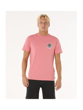 Rip Curl Rip Curl T-Shirt Wettie Passage Icon Tee Różowy Standard Fit