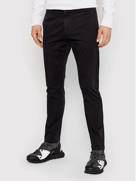 Hugo Hugo Текстилни панталони David204d 50437976 Черен Slim Fit