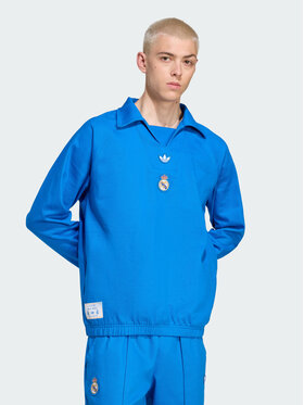 adidas adidas Bluza techniczna 157881 Niebieski jasny Loose Fit