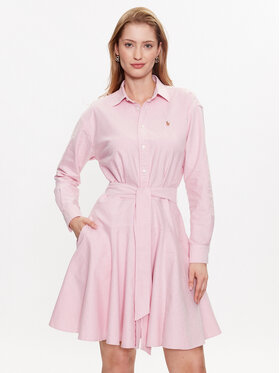 Polo Ralph Lauren Polo Ralph Lauren Haljina košulja 211915565001 Ružičasta Regular Fit