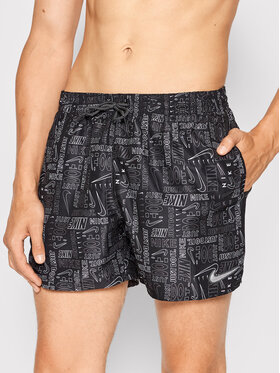 Nike Nike Kopalne hlače Logo Mashup 5 Volley NESSC482 Črna Regular Fit