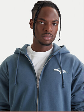 Quiksilver Quiksilver Majica dugih rukava Old English EQYFT05156 Plava Oversize