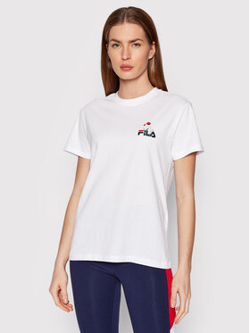 Fila Fila T-Shirt Berisso FAW0097 Λευκό Regular Fit