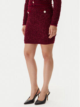 Guess Guess Fustă tip creion W5BD1X Z4090 Roșu Slim Fit