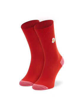 Happy Socks Happy Socks Ponožky Vysoké Unisex REEGG01-4300 Červená