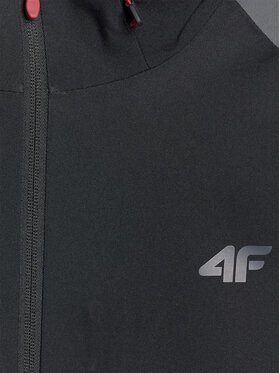 4F 4F Kurtka przejściowa MIDSHOP TEXTILE Szary Regular Fit