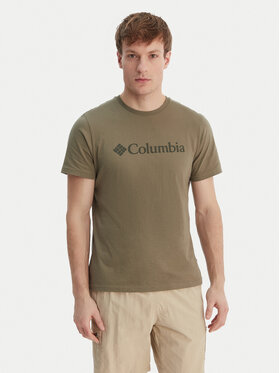 Columbia Columbia Marškinėliai Basic Logo™ 2155001 Žalia Regular Fit