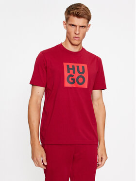 Hugo Hugo Тишърт Daltor 50473891 Червен Regular Fit