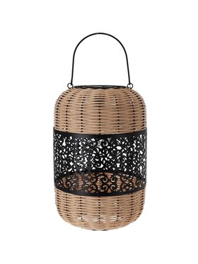 MIAhome MIAhome Lampion solarny SERENUM 36X24 cm Czarny