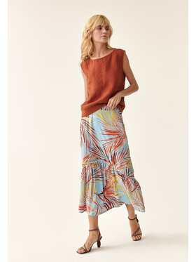 TATUUM TATUUM Spódnica midi BOLENA Kolorowy A-Line Fit