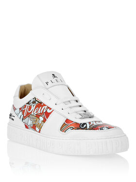 PHILIPP PLEIN PHILIPP PLEIN Sneakersy 26607 Biela