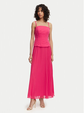 French Connection French Connection Vakarinė suknelė Tiana 719H9 Tamsiai rožinė Slim Fit