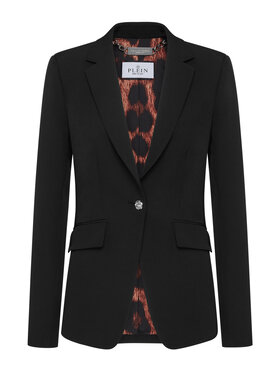 PHILIPP PLEIN PHILIPP PLEIN Marynarka 9379 Czarny Loose Fit