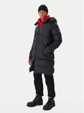 Hunter Hunter Зимно палто Bretton HARM0023252 Черен Regular Fit
