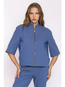NIFE NIFE Sako Z101 Modrá Modern Relaxed Fit
