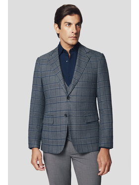 Lancerto Lancerto Marynarka Lanciano MA131224000009 Szary Slim Fit