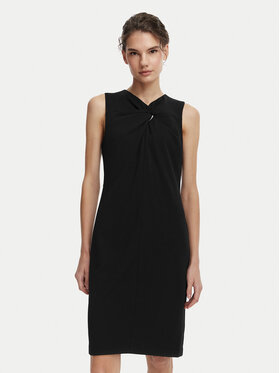 Calvin Klein Calvin Klein Kokteilinė suknelė LV044G004G Juoda Slim Fit
