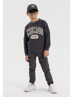 minoti minoti Bluza 23fleece67 Szary Regular Fit
