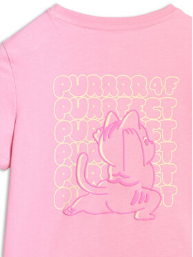 4F 4F T-Shirt KITTY JOGA Różowy jasny Regular Fit