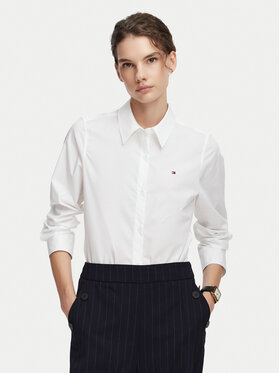 Tommy Hilfiger Tommy Hilfiger Košile WW0WW47169 Bílá Regular Fit