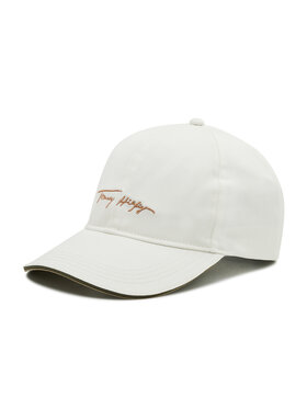 Tommy Hilfiger Tommy Hilfiger Καπέλο Jockey Iconic Signature Cap AW0AW11679 Λευκό