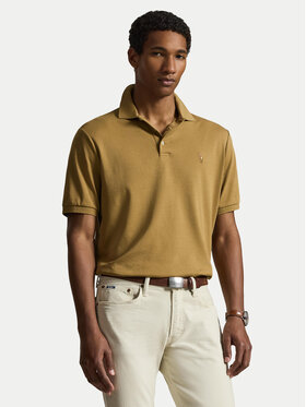 Polo Ralph Lauren Polo Ralph Lauren Polo marškinėliai 710704319505 Šviesiai ruda Custom Slim Fit