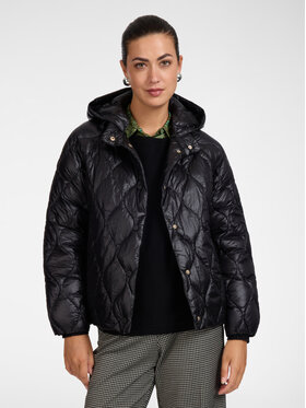 Elena Mirò Elena Mirò Kurtka puchowa F092P000229N033 Czarny Boxy Fit