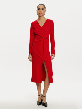 Joseph Ribkoff Joseph Ribkoff Kokteilinė suknelė 243308 Raudona Slim Fit
