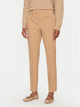 Marella Marella Pantaloni di tessuto Gerona 2423136052 Marrone Straight Fit