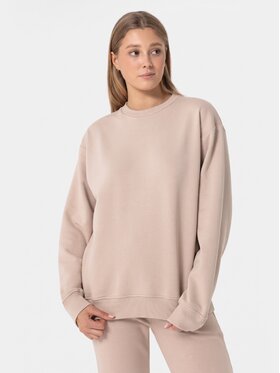 BASICLO BASICLO Bluza W-2095-30 Beżowy Oversize