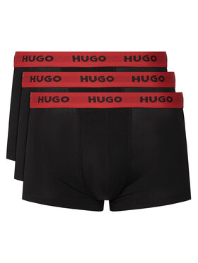 HUGO HUGO Souprava boxerek Trunk Triplet 50532611 Černá