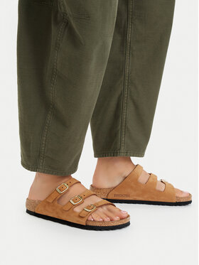 Birkenstock Birkenstock Nazouváky Florida 1033203 Hnědá