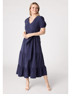 QUIOSQUE QUIOSQUE Sukienka codzienna 4VF001 Granatowy Regular Fit