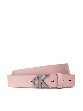 Calvin Klein Jeans Calvin Klein Jeans Dámsky opasok Round Mono Plaque Belt 30mm K60K609832 Ružová