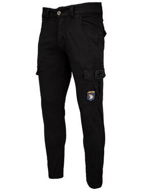 Alpha Industries Alpha Industries Kalhoty z materiálu AI.178207-03-36 Černá Slim Fit