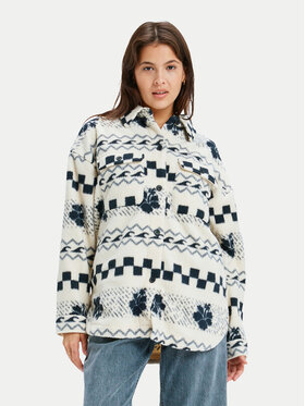 Roxy Roxy Polár kabát Morning Crush Shacket ERJPF03214 Bézs Relaxed Fit
