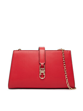 Tommy Hilfiger Tommy Hilfiger Ročna torba Th Libre Chain Crossover AW0AW18614 Rdeča