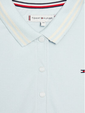 Tommy Hilfiger Vsakodnevna Obleka Essential KG0KG07193 Svetlo Modra Regular Fit