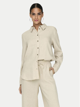 JDY JDY Πουκάμισο Say 15318364 Μπεζ Loose Fit