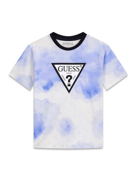 Guess Guess T-krekls L6RI03 K8HM4 Gaiši zils Regular Fit