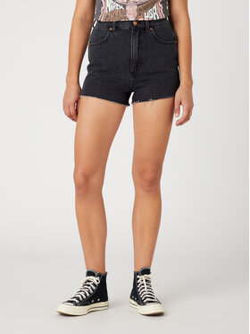 Wrangler Wrangler Дънкови шорти Festival W25JEB29O 112332440 Черен Regular Fit