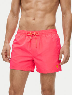 Guess Guess Плувни шорти F6GT25 WG282 SHORT Розов Regular Fit