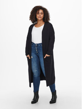 ONLY Carmakoma ONLY Carmakoma Cardigan 15240832 Negru Regular Fit