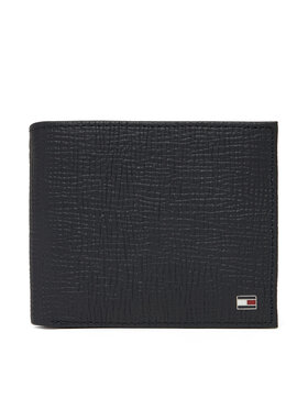 Tommy Hilfiger Tommy Hilfiger Голям мъжки портфейл Th Flag Cc & Coin AM0AM13709 Тъмносин