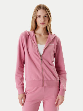 Guess Guess Μπλούζα O5RQ01 KCO31 Ροζ Regular Fit