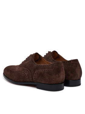 Polo Ralph Lauren Polo Ralph Lauren Półbuty Owen Wingtip 811P15884001 Brązowy ciemny