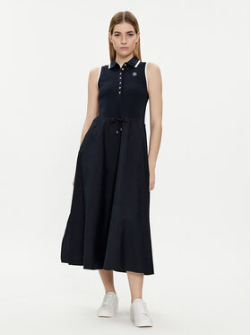 Tommy Hilfiger Tommy Hilfiger Vasarinė suknelė WW0WW41272 Tamsiai mėlyna Regular Fit