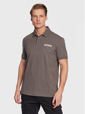 Napapijri Napapijri Polokošeľa E-Ayas NP0A4H9W Sivá Regular Fit