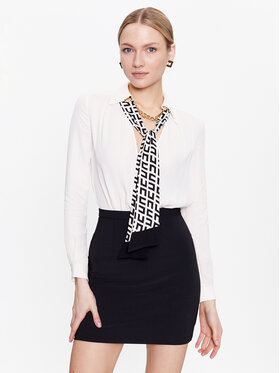 Elisabetta Franchi Elisabetta Franchi Koktel haljina AB-323-31E2-V450 Écru Regular Fit